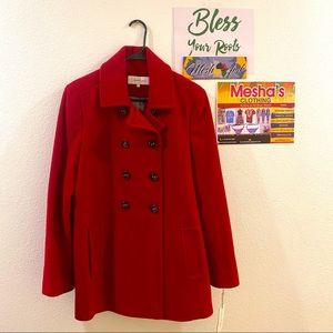 Calvin Klein, Red, Size 12 peacoat,good condition
